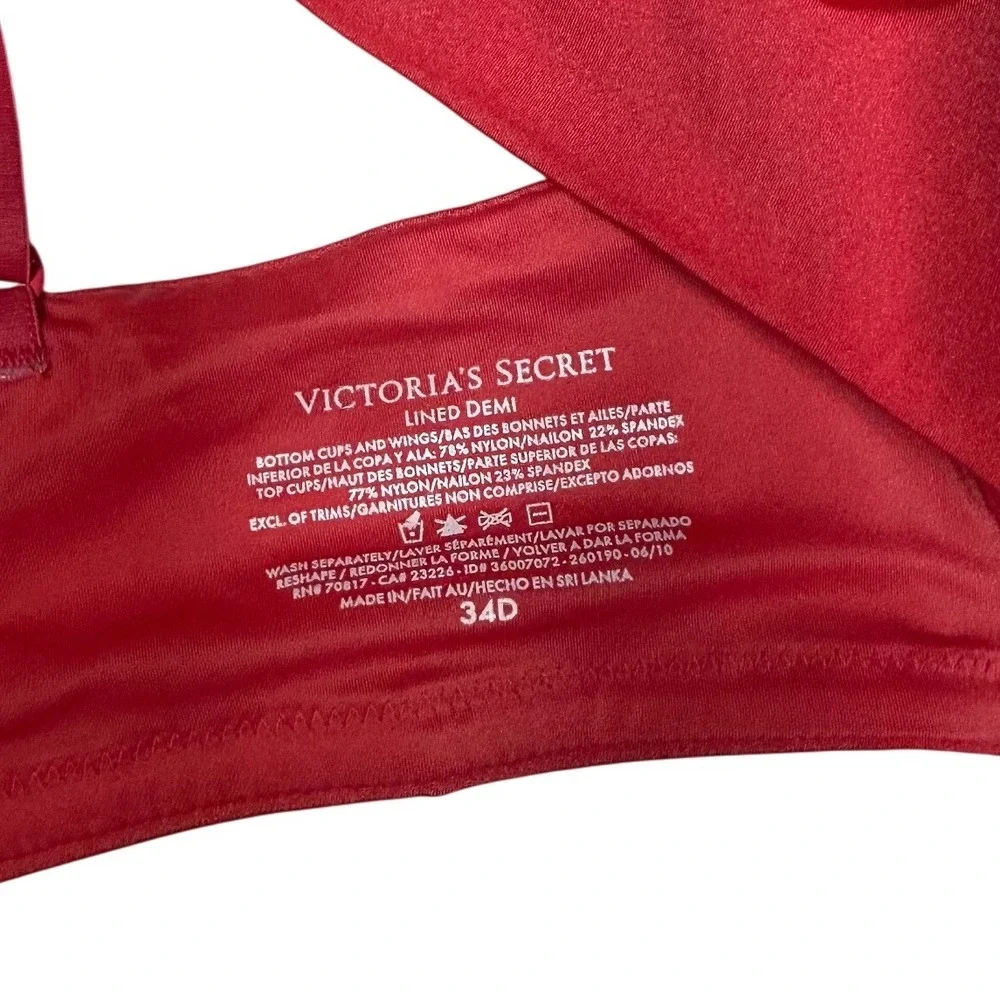 Victoria's Secret Lined Demi Bra Size‎ 34D